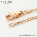 44316 xuping fashion jewelry nickel free most popular 18k gold plated chain necklace for women import jewelry from china